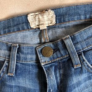 Current / Elliott — cropped + cuffed denim 25